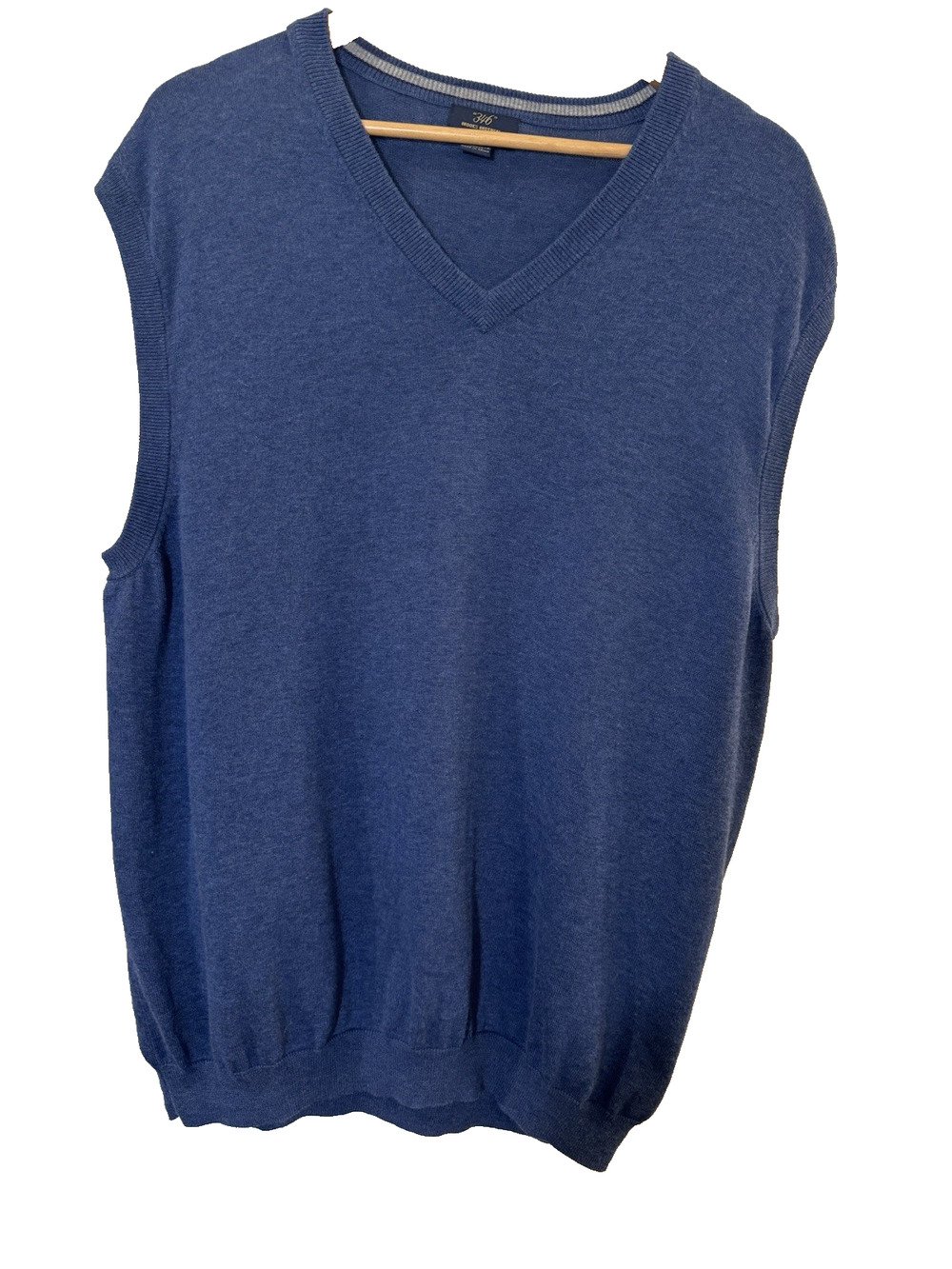 Brooks Brothers "346" Men's Sweater Vest 2XL Blue 100% Supima Cotton